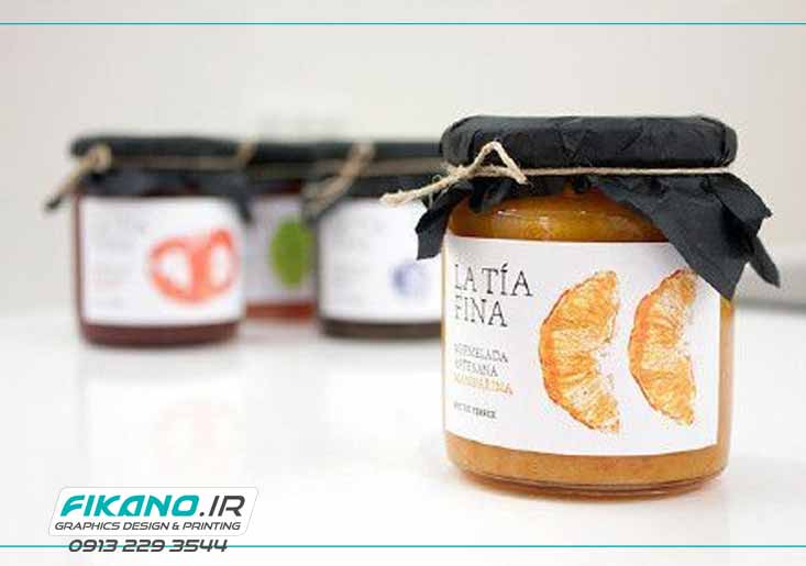 سفارش طراحی بسته بندی مربا - وب سایت فیکانو www.fikano.ir
