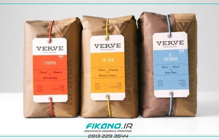 سفارش طراحی بسته بندی انواع قهوه - وب سایت فیکانو www.fikano.ir