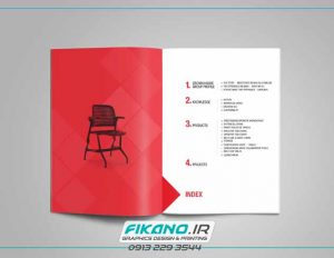 سفارش طراحی حرفه ای کاتالوگ در اصفهان - www.fikano.ir