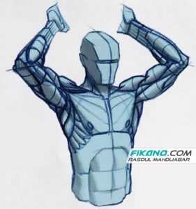 آموزش طراحی شخصیت - طراحی از پا - سایت فیکانو