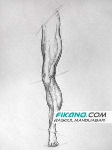 آموزش طراحی شخصیت - طراحی از پا - سایت فیکانو