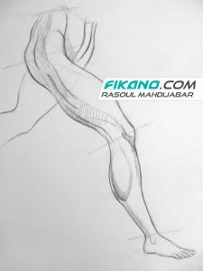 آموزش طراحی شخصیت - طراحی از پا - سایت فیکانو