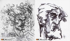 نمونه طراحی چهره ذهنی رسو مهدی جبار